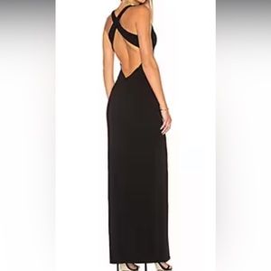 Black maxi dress